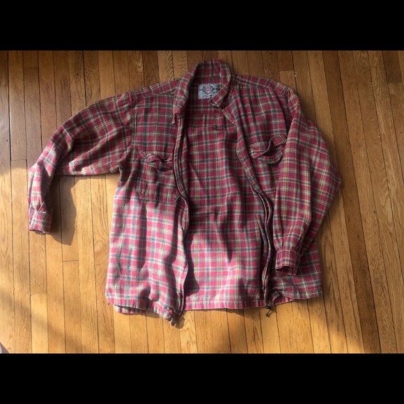 Plaid zip up - Picture 2 of 7